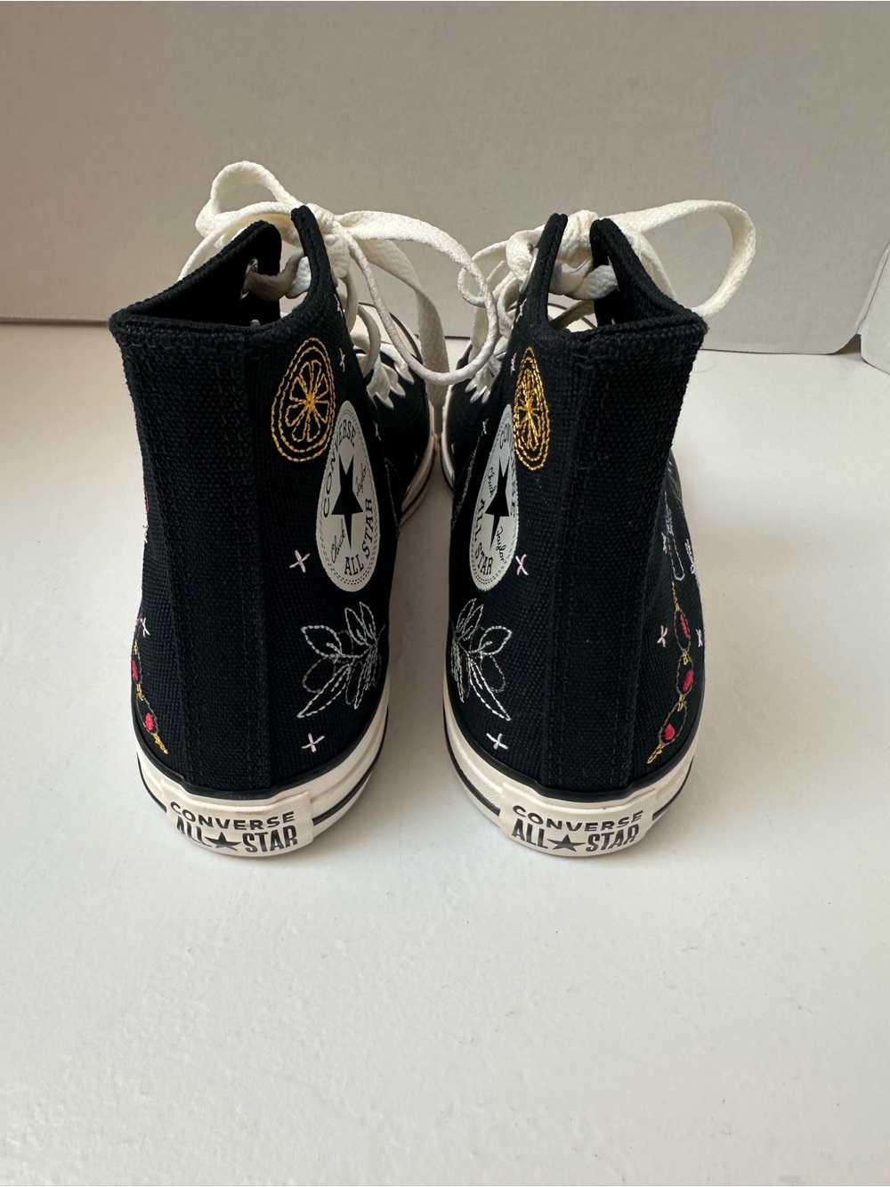 Embroidered Converse High Top Sneakers - Picture 5 of 10